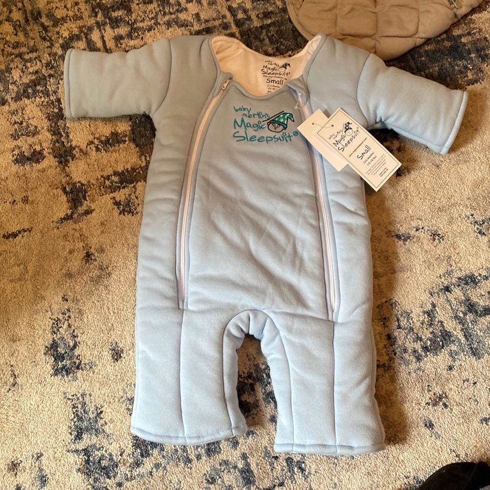 Baby Merlin’s sleep suit